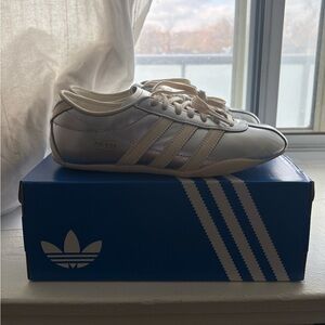 adidas Women’s Silver and Cream Tokyo Sneakers
